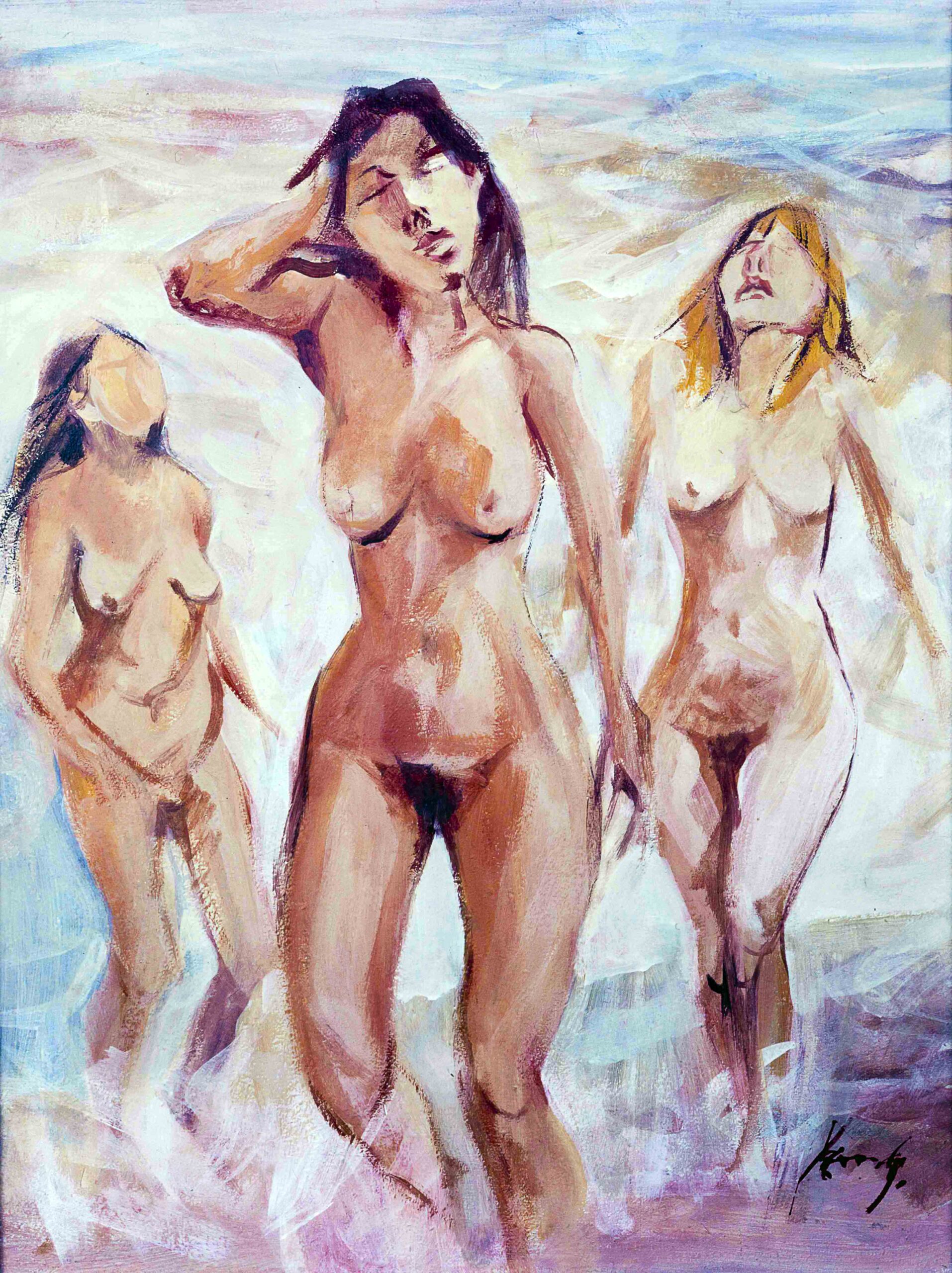 Desnudos en la playa - Conde Corbal